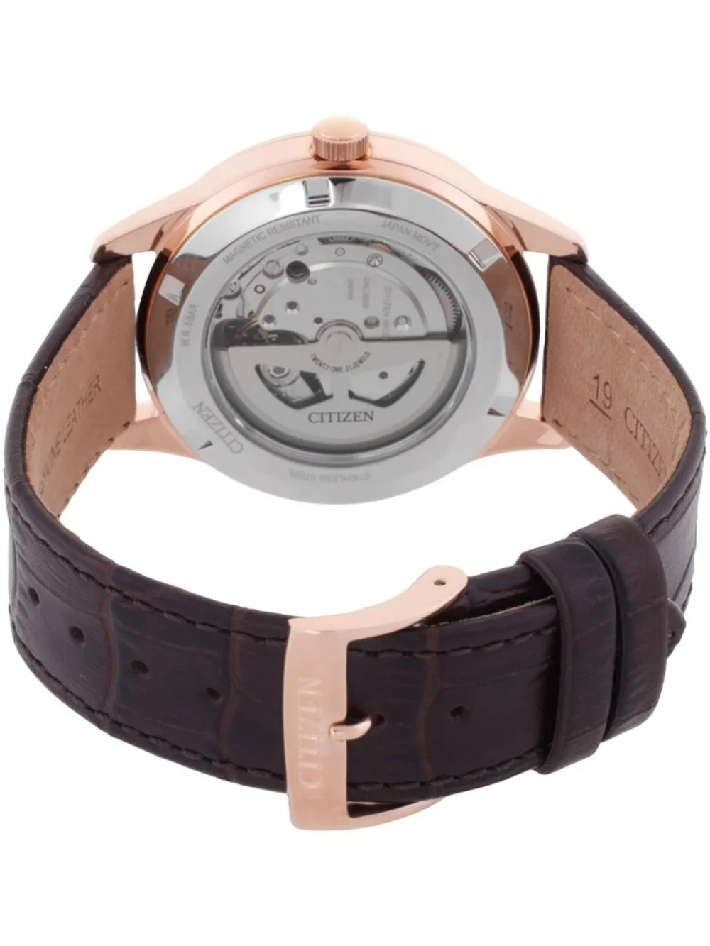 NWT Citizen Mechanical Automatic Rose Gold Dial Men's Watch